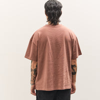 Brain Dead Endless Construction T-Shirt Unisex, Nutmeg