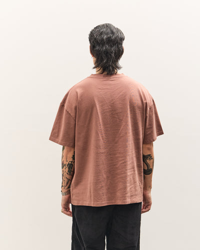 Brain Dead Endless Construction T-Shirt Unisex, Nutmeg