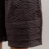 Brain Dead Gingham Shorts, Black