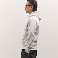 Brain Dead x Glasswing Seattle Logohead Hoodie, Heather Grey