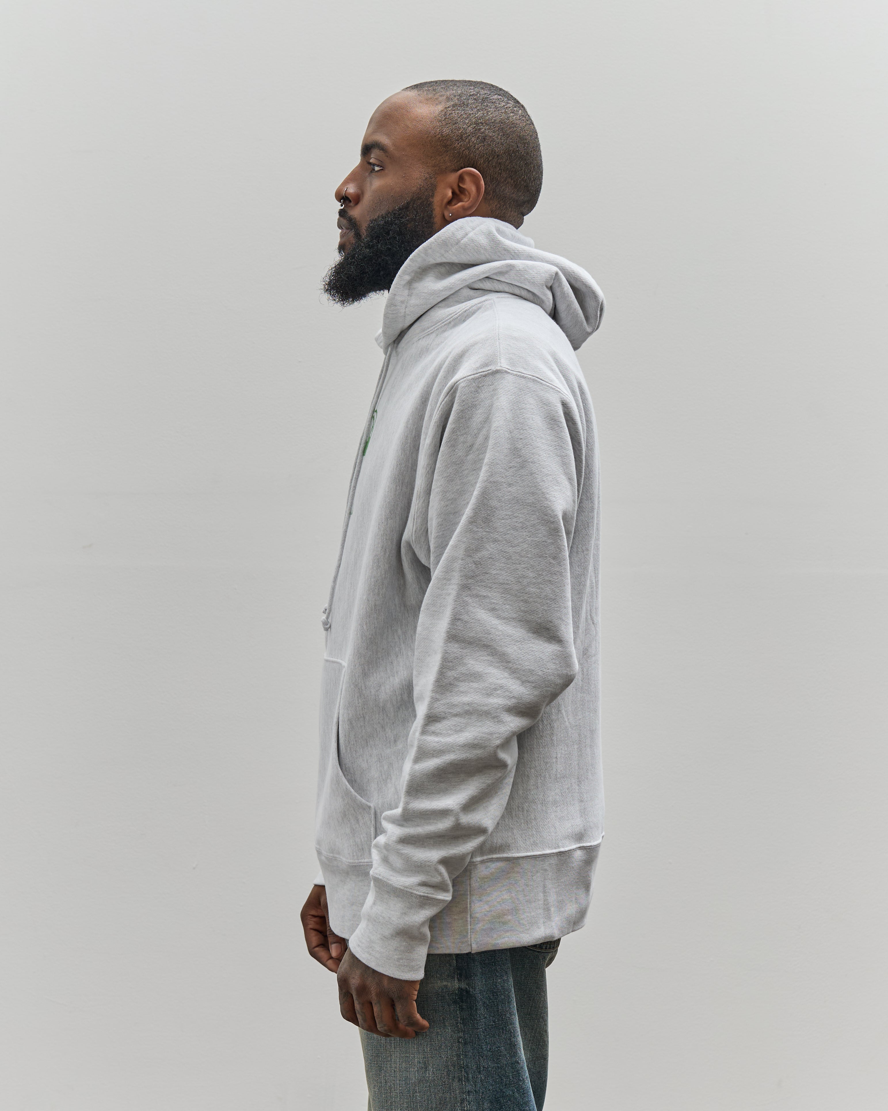 パーカー・フーディ BRAIN DEAD LIGHT GREY/BURGUNDY HOODIE Brain Dead Light grey/burgundy hoodie | TheDoubleF