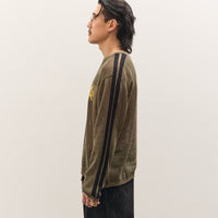 Brain Dead Long Sleeve Mesh Sweater Unisex, Green