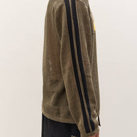 Brain Dead Long Sleeve Mesh Sweater Unisex, Green