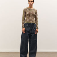 Brain Dead Mariel Sport Knit Long Sleeve, Grey