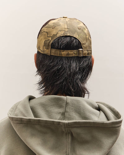 Brain Dead Mesh Panel Logohead Hat, Leaf Camo