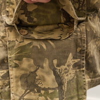 Brain Dead Twill Military Shirt Jacket Unisex, Leaf Camo