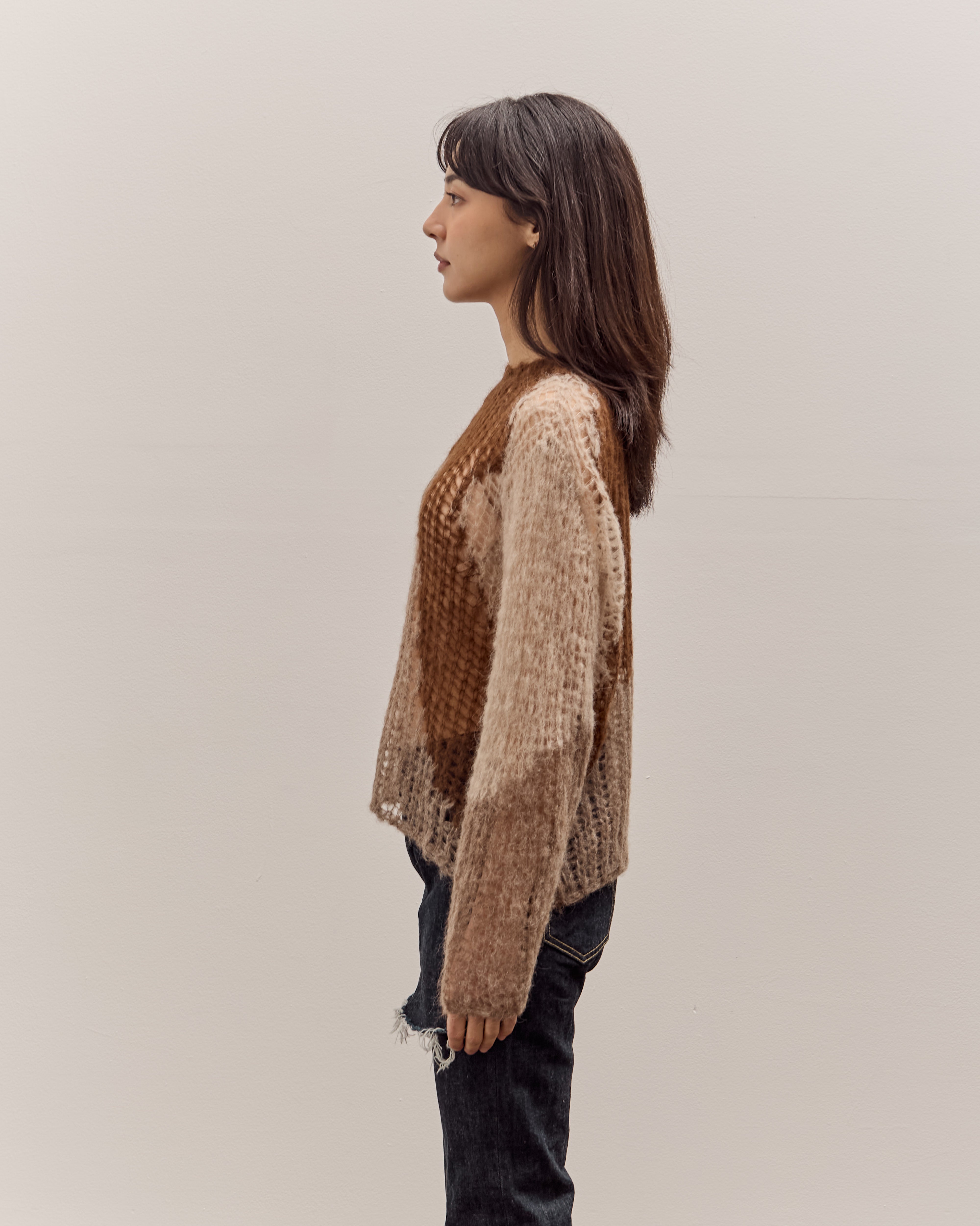 Brain Dead Organic Threadbare Sweater, Avocado – Glasswing