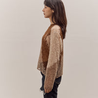 Brain Dead Organic Threadbare Sweater, Avocado