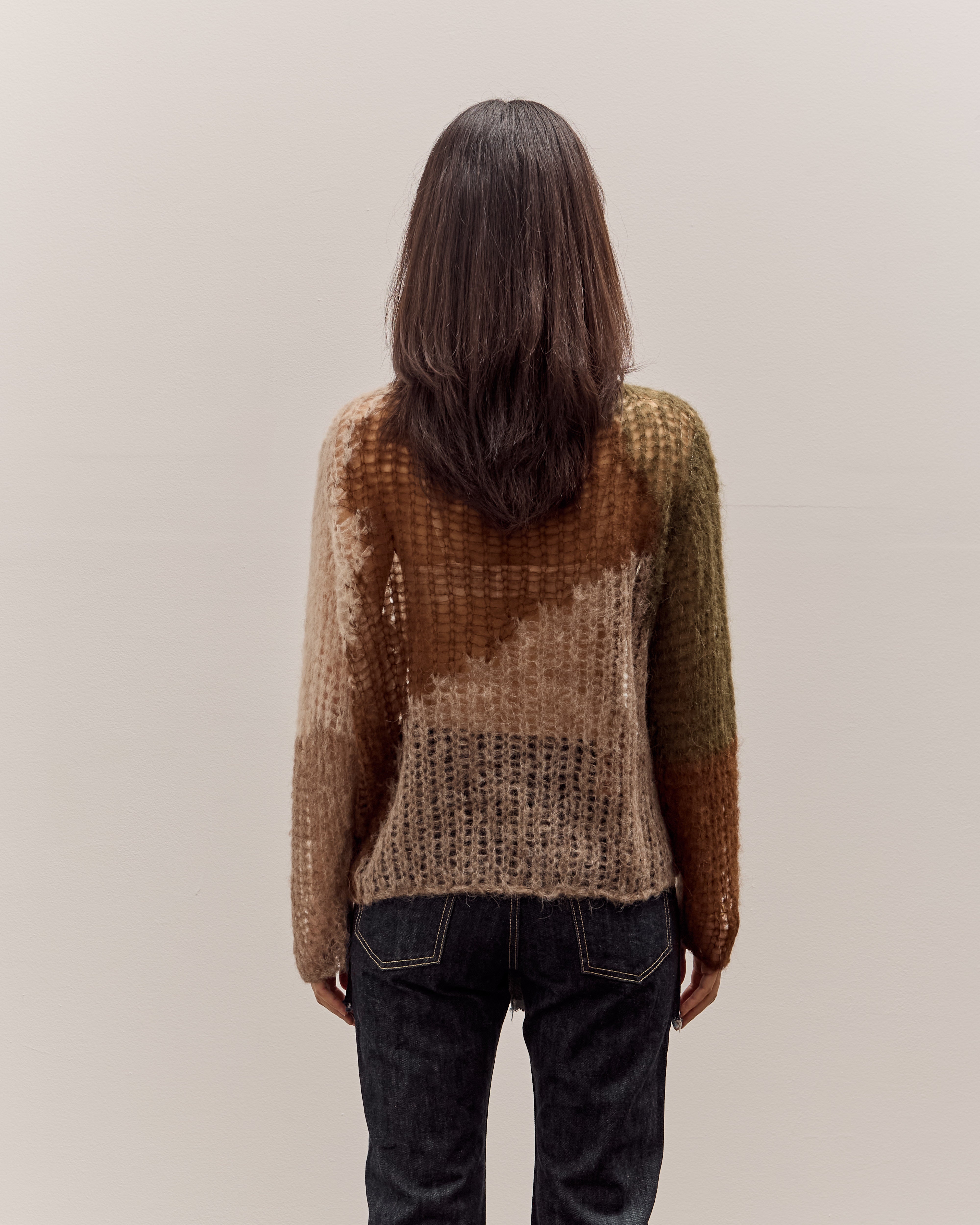 Brain Dead Organic Threadbare Sweater, Avocado – Glasswing