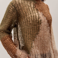 Brain Dead Organic Threadbare Sweater, Avocado