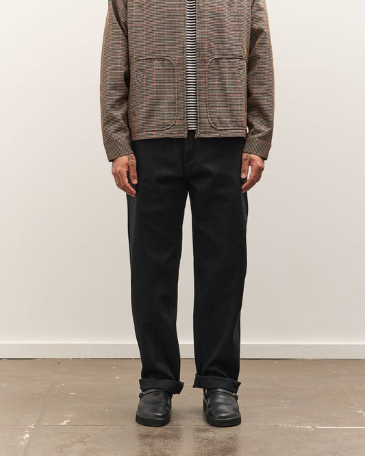 Brain Dead Unisex Type 01: 13.2oz Selvedge Denim, Solid Black