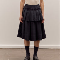 Brain Dead Pleated Skirt, Midnight Blue