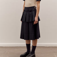 Brain Dead Pleated Skirt, Midnight Blue