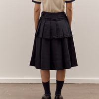 Brain Dead Pleated Skirt, Midnight Blue