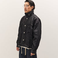 Brain Dead Titan Bomber Jacket Unisex, Black