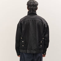 Brain Dead Titan Bomber Jacket Unisex, Black