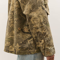 Brain Dead Twill Military Shirt Jacket, Leaf Camo