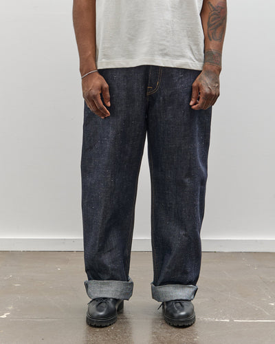 Brain Dead Unisex Type 00: 14 oz Hemp Blend Denim, Indigo