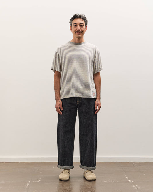 Brain Dead x Brooks Brothers Loose Knit Striped T-Shirt, Natural