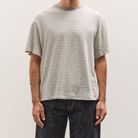 Brain Dead x Brooks Brothers Loose Knit Striped T-Shirt, Natural