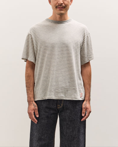 Brain Dead x Brooks Brothers Loose Knit Striped T-Shirt, Natural