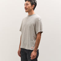 Brain Dead x Brooks Brothers Loose Knit Striped T-Shirt, Natural