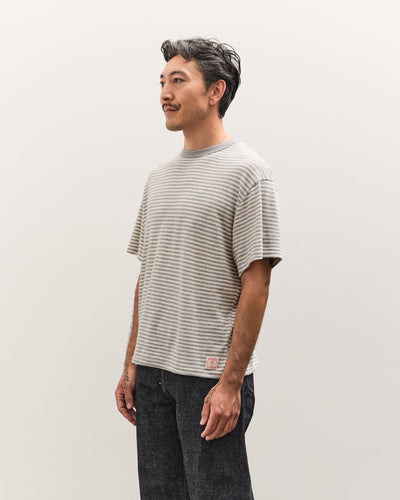 Brain Dead x Brooks Brothers Loose Knit Striped T-Shirt, Natural