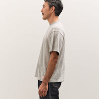 Brain Dead x Brooks Brothers Loose Knit Striped T-Shirt, Natural