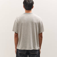 Brain Dead x Brooks Brothers Loose Knit Striped T-Shirt, Natural