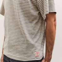 Brain Dead x Brooks Brothers Loose Knit Striped T-Shirt, Natural