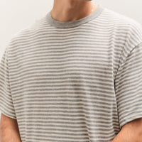 Brain Dead x Brooks Brothers Loose Knit Striped T-Shirt, Natural