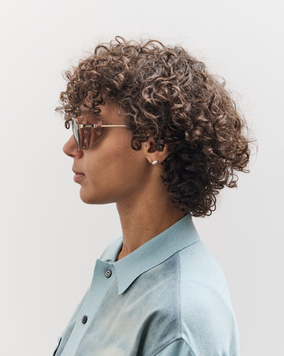 Brain Dead x South2 West8 Polarized Foldable Eyewear, Amber