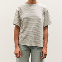 Brain Dead x Brooks Brothers Loose Knit Striped T-Shirt, Natural