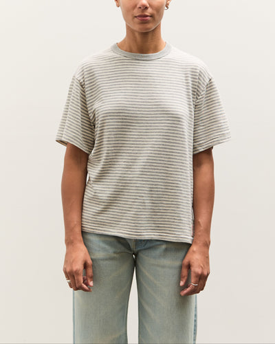 Brain Dead x Brooks Brothers Loose Knit Striped T-Shirt, Natural