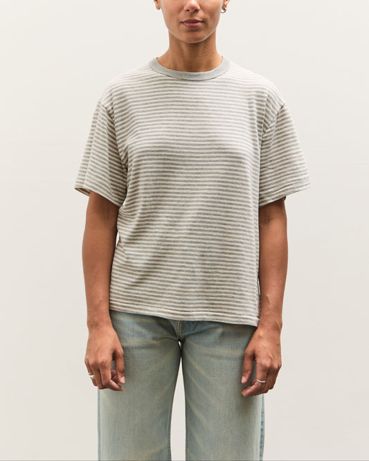 Brain Dead x Brooks Brothers Loose Knit Striped T-Shirt, Natural