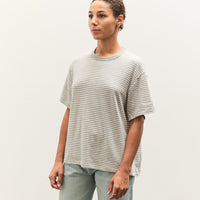 Brain Dead x Brooks Brothers Loose Knit Striped T-Shirt, Natural