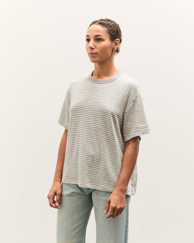 Brain Dead x Brooks Brothers Loose Knit Striped T-Shirt, Natural
