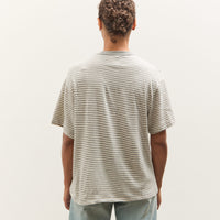 Brain Dead x Brooks Brothers Loose Knit Striped T-Shirt, Natural