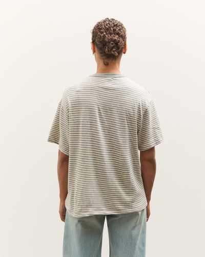 Brain Dead x Brooks Brothers Loose Knit Striped T-Shirt, Natural