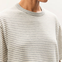 Brain Dead x Brooks Brothers Loose Knit Striped T-Shirt, Natural