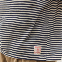 Brain Dead X Brooks Brothers Loose Knit Striped T-Shirt, Navy