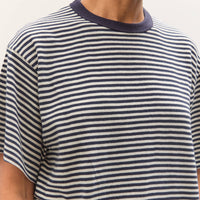 Brain Dead X Brooks Brothers Loose Knit Striped T-Shirt, Navy