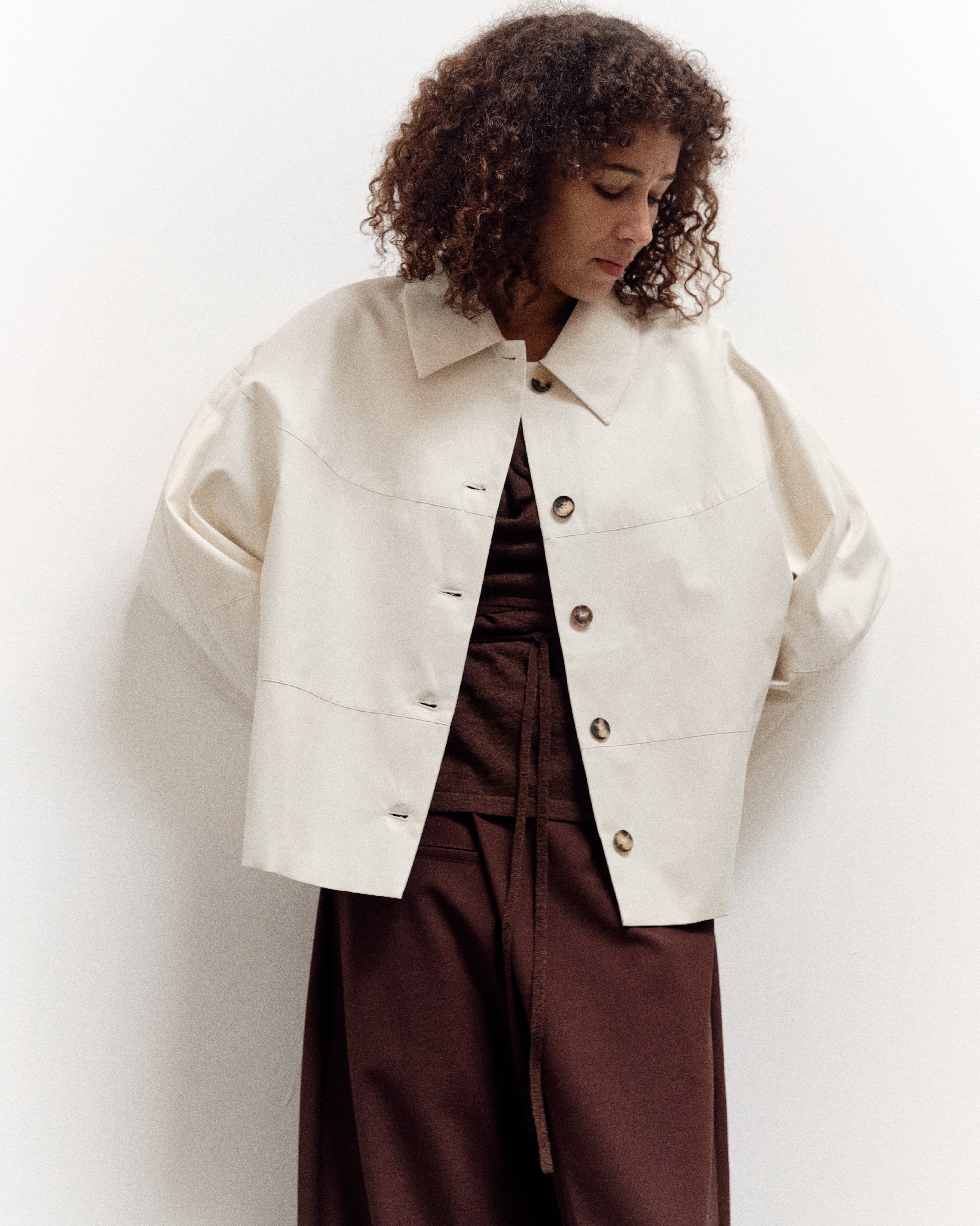 トップス CORDERA Cordera Viscose Shimmery Cardigan, Off-White – Glasswing