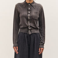 Camiel Fortgens 70s Cardigan, Fade out Black