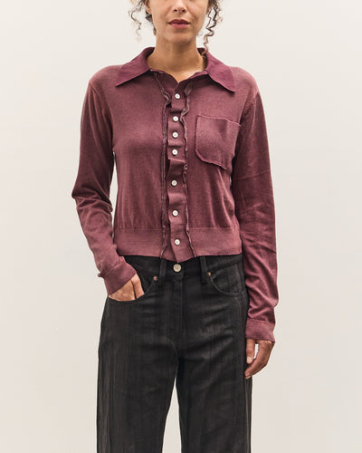 Camiel Fortgens 70s Cardigan, Fade Out Purple
