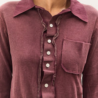 Camiel Fortgens 70s Cardigan, Fade Out Purple