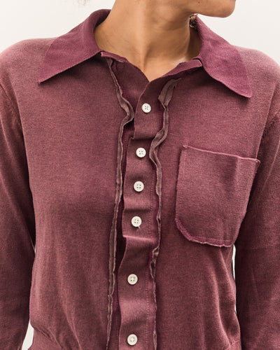 Camiel Fortgens 70s Cardigan, Fade Out Purple