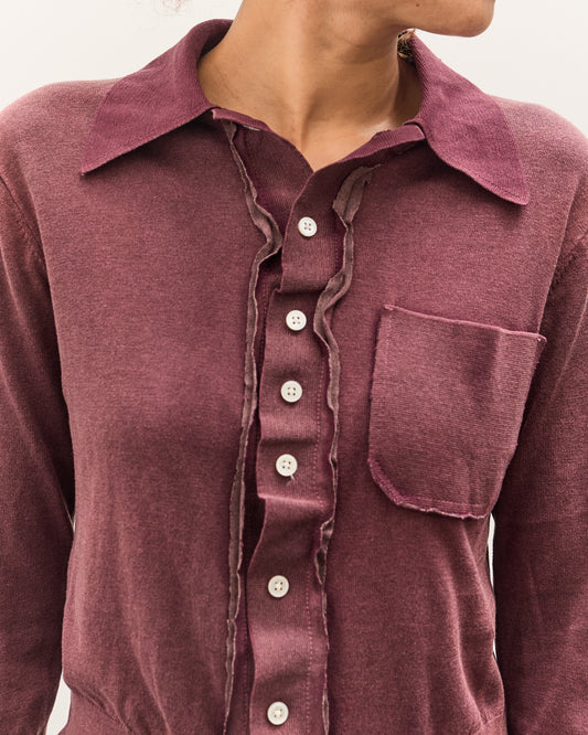Camiel Fortgens 70s Cardigan, Fade Out Purple
