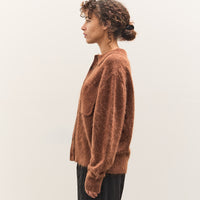 Camiel Fortgens Hairy Cardigan, Brown