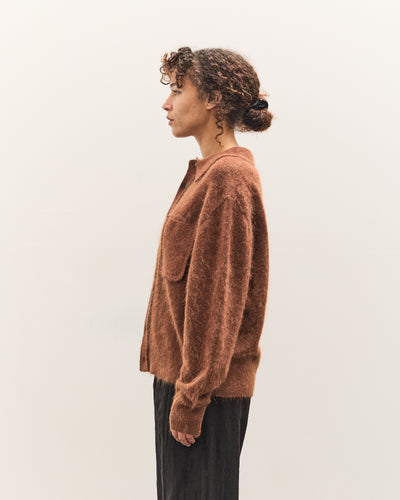 Camiel Fortgens Hairy Cardigan, Brown